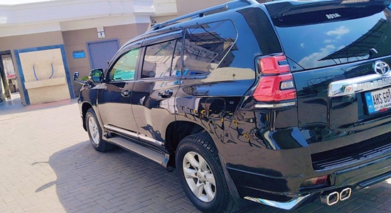 Back Side- Toyota Prado TX Rent a Car Lahore
