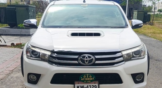 Front - Toyota Revo Rent a Car Lahore
