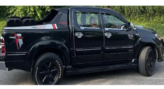 Back - Toyota Hilux Vigo Rent a Car Lahore