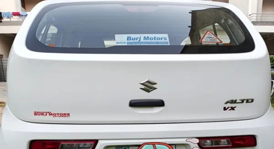 Back - Suzuki Alto Ren a Car Lahore