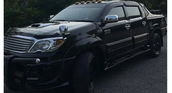 Front Side - Toyota Hilux Vigo Rent a Car Lahore