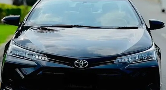 Back - Toyota Altis X 1.6 Rent a Car Lahore