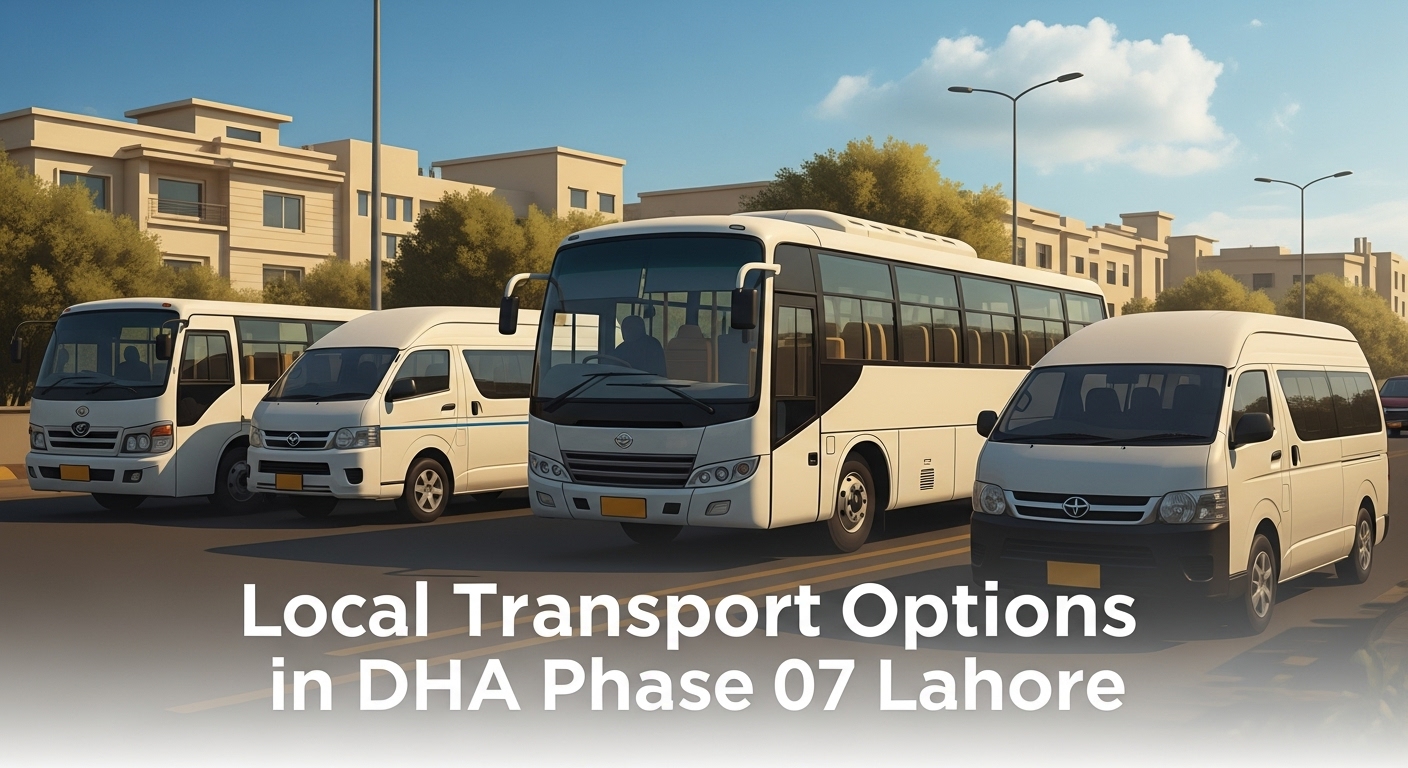 Local Transport Options in DHA Phase 07 Lahore